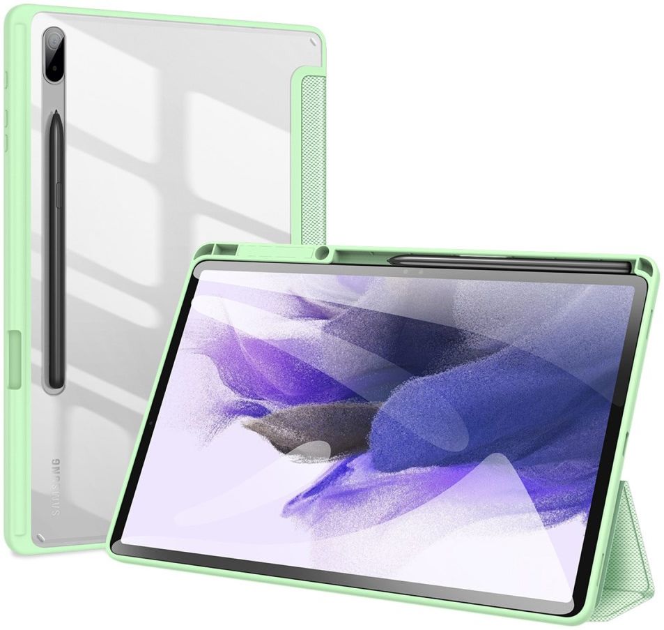 Dux Ducis Toby Samsung Galaxy Tab S8 Plus/S7 Plus/S7 FE Hoes Groen afbeelding 10