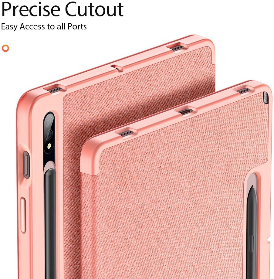 Dux Ducis Domo Samsung Galaxy Tab S7 / Tab S8 Hoes Book Case Roze afbeelding 10