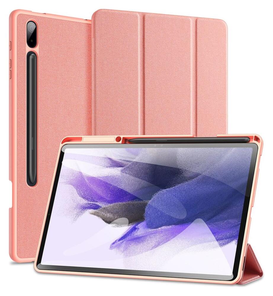 Dux Ducis Domo Samsung Galaxy Tab S8 Plus/S7 Plus/S7 FE Hoes Roze afbeelding 1