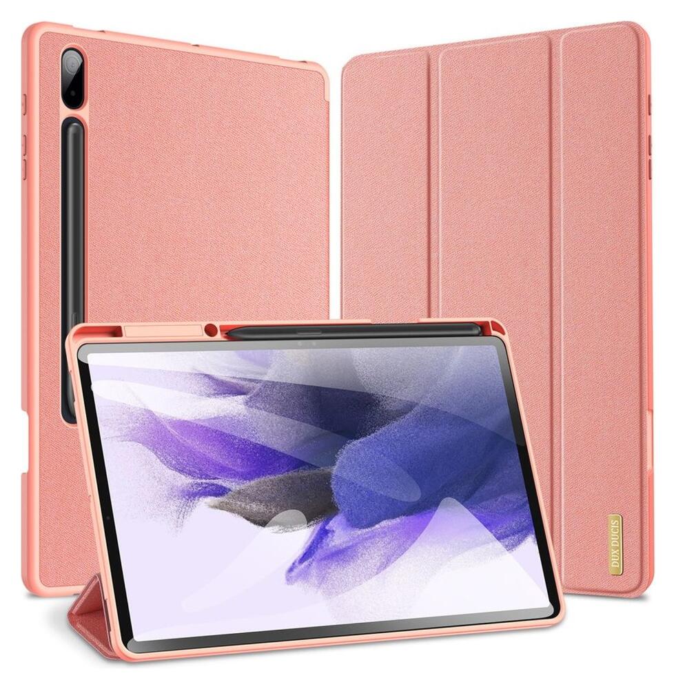 Dux Ducis Domo Samsung Galaxy Tab S8 Plus/S7 Plus/S7 FE Hoes Roze afbeelding 2