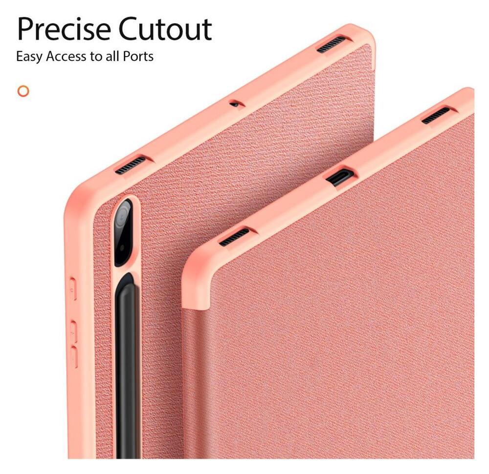 Dux Ducis Domo Samsung Galaxy Tab S8 Plus/S7 Plus/S7 FE Hoes Roze afbeelding 6