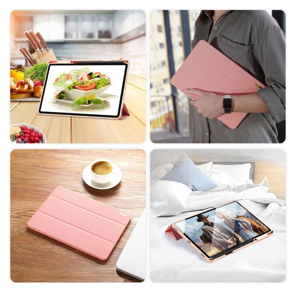 Dux Ducis Domo Samsung Galaxy Tab S8 Plus/S7 Plus/S7 FE Hoes Roze afbeelding 8