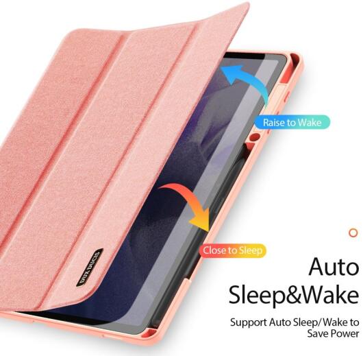 Dux Ducis Domo Samsung Galaxy Tab S8 Plus/S7 Plus/S7 FE Hoes Roze afbeelding 4