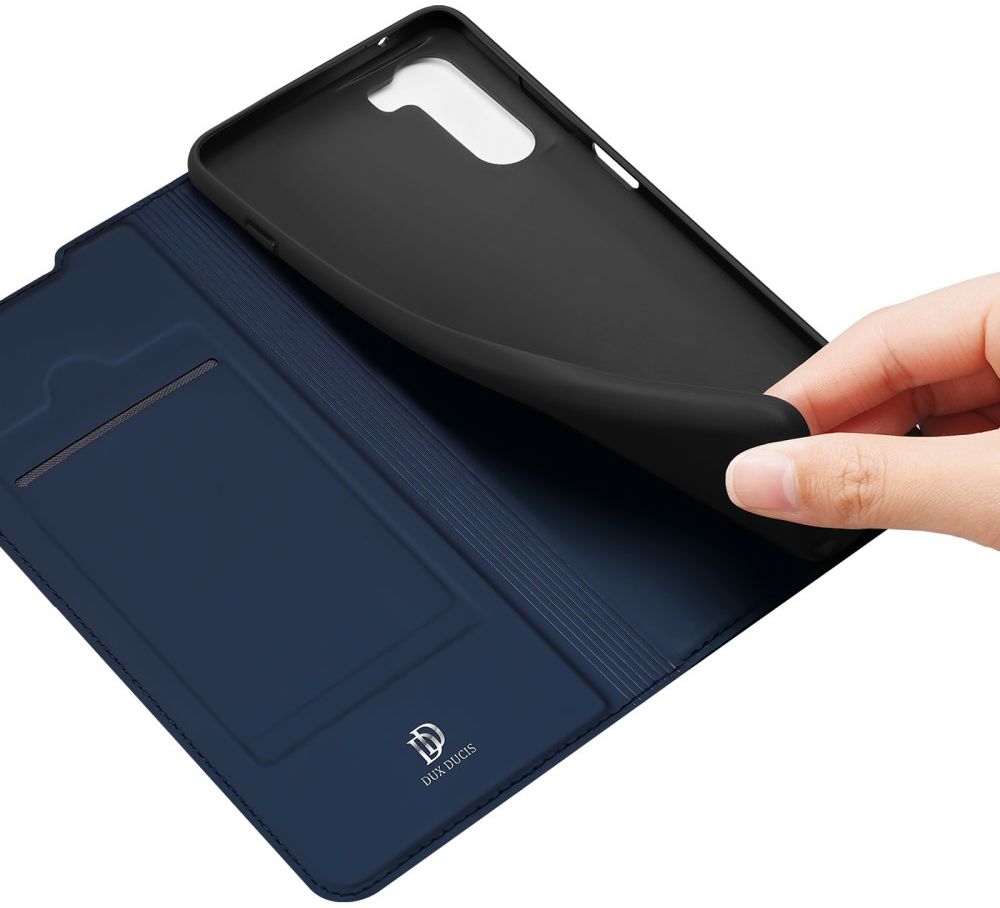 Dux Ducis Skin Pro Motorola Moto G200 5G Hoesje Portemonnee Blauw afbeelding 5