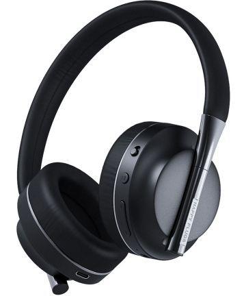 Happy Plugs Play Bedraad/Draadloze Bluetooth On-Ear Koptelefoon Zwart Headsets