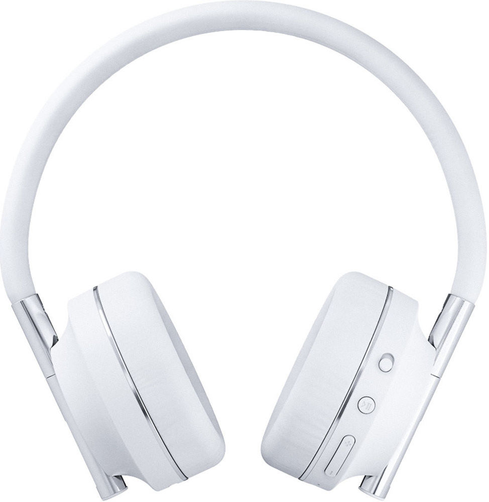 Happy Plugs Play Bedraad/Draadloze Bluetooth On-Ear Koptelefoon Wit afbeelding 2