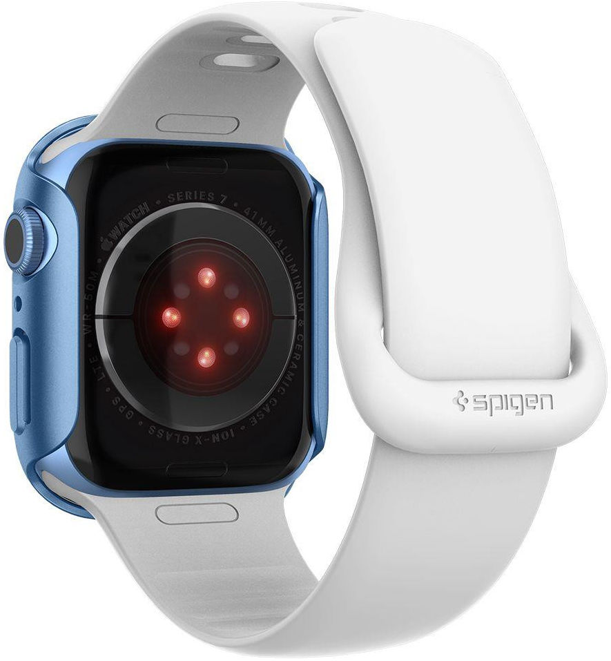 Spigen Thin Fit Apple Watch 41MM Hoesje Hard Plastic Bumper Blauw afbeelding 5