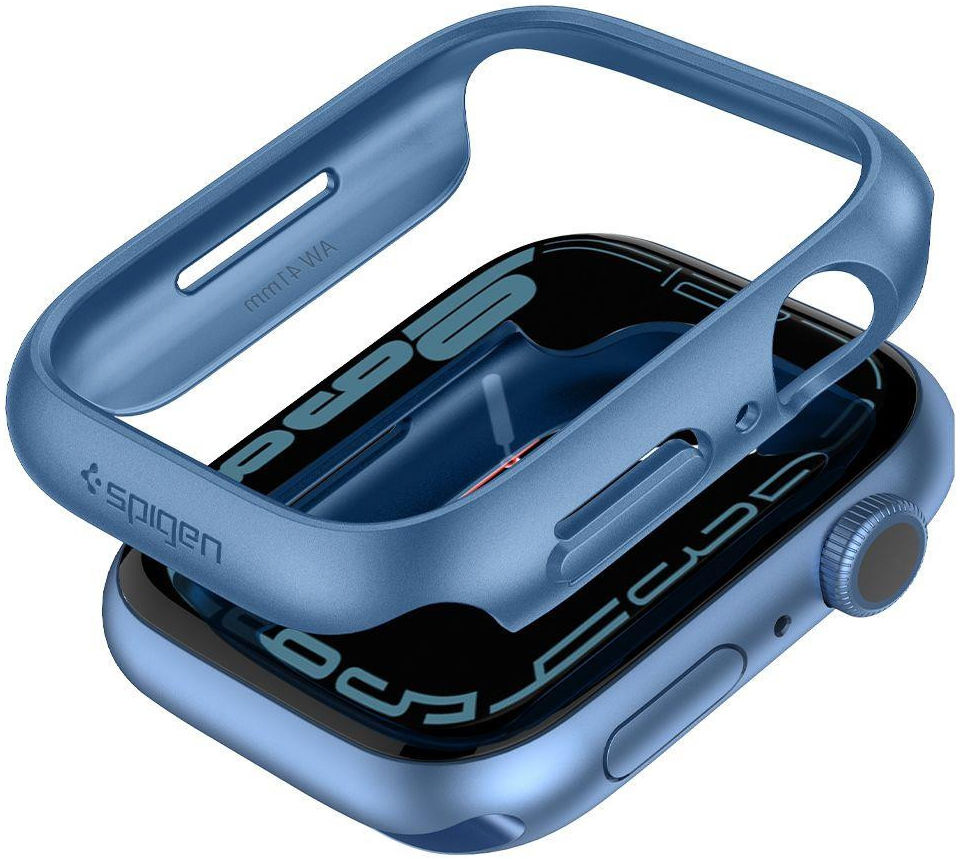 Spigen Thin Fit Apple Watch 41MM Hoesje Hard Plastic Bumper Blauw afbeelding 7