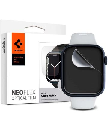 Spigen Neo Flex - Apple Watch 7/8/9 45MM Screen Protector - Folie (3-Pack) Screen Protectors