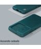 Nillkin Qin Pro Samsung Galaxy S22 Hoesje Camera Slider Groen