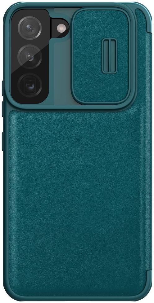 Nillkin Qin Pro Samsung Galaxy S22 Hoesje Camera Slider Groen afbeelding 2