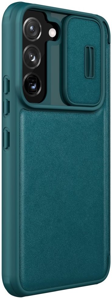 Nillkin Qin Pro Samsung Galaxy S22 Hoesje Camera Slider Groen afbeelding 15