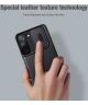 Nillkin Qin Pro Samsung Galaxy S22 Plus Hoesje Camera Slider Groen