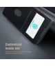 Nillkin Qin Pro Samsung Galaxy S22 Ultra Hoesje Camera Slider Zwart