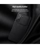 Nillkin Qin Samsung Galaxy S22 Ultra Hoesje met Camera Slider Zwart