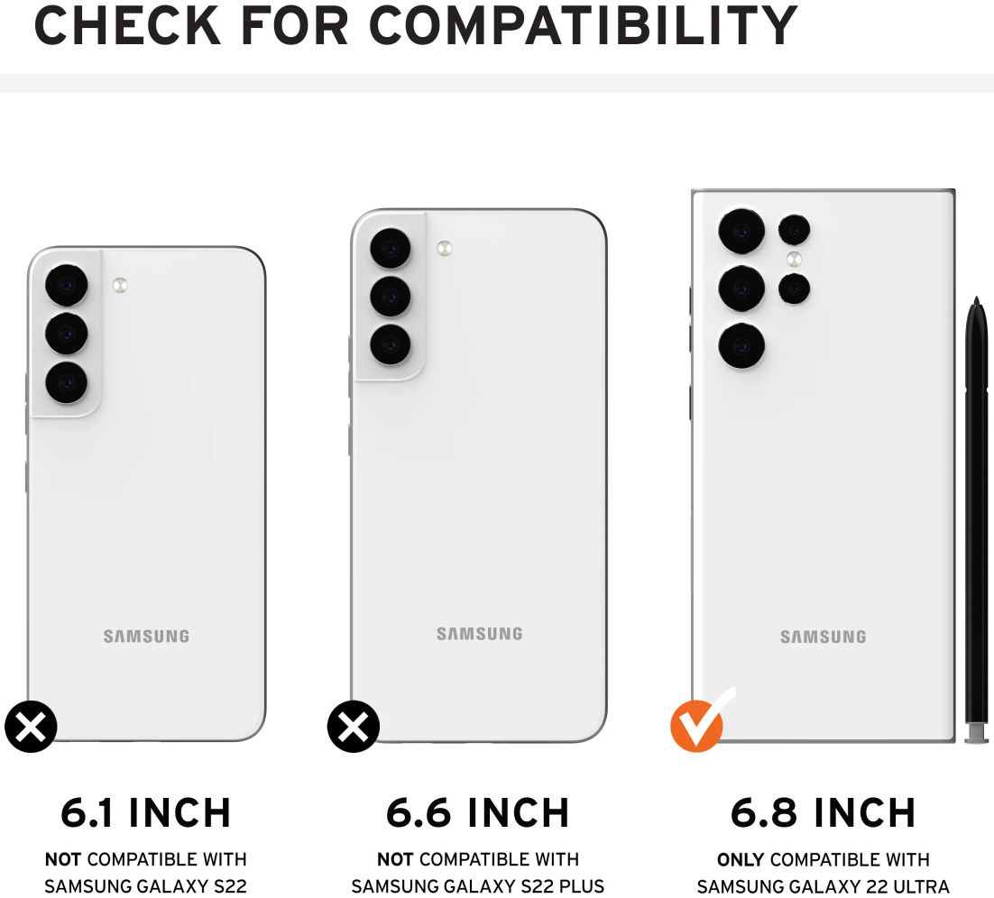 Urban Armor Gear Pathfinder Samsung Galaxy S22 Ultra Hoesje Zwart afbeelding 6