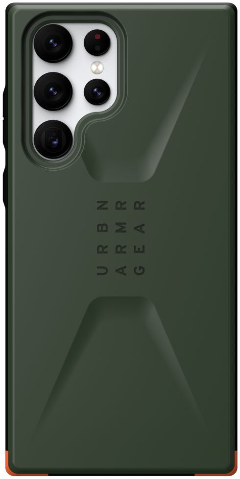Urban Armor Gear Civilian Samsung Galaxy S22 Ultra Hoesje Olive afbeelding 2