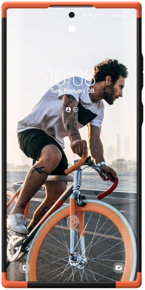 Urban Armor Gear Civilian Samsung Galaxy S22 Ultra Hoesje Olive afbeelding 3