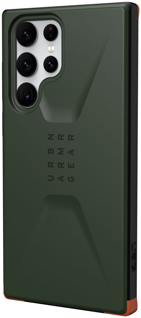 Urban Armor Gear Civilian Samsung Galaxy S22 Ultra Hoesje Olive afbeelding 7