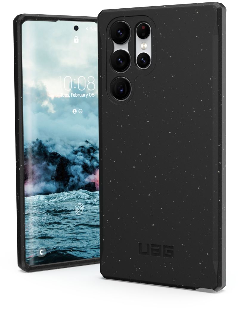 Urban Armor Gear Outback Bio Samsung Galaxy S22 Ultra Hoesje Zwart afbeelding 1