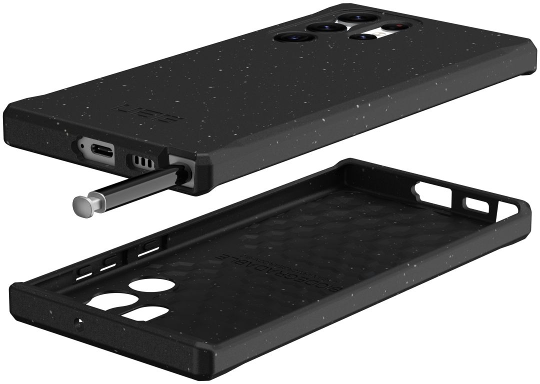 Urban Armor Gear Outback Bio Samsung Galaxy S22 Ultra Hoesje Zwart afbeelding 4