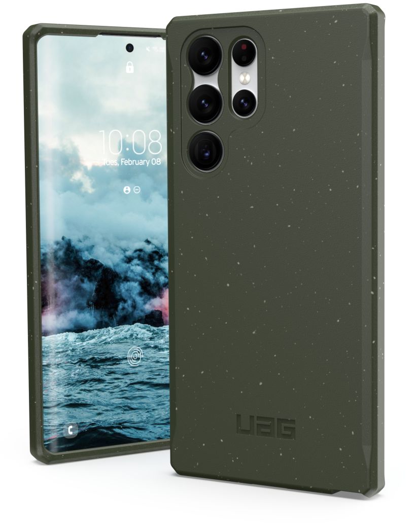 Urban Armor Gear Outback Bio Samsung Galaxy S22 Ultra Hoesje Olive afbeelding 1