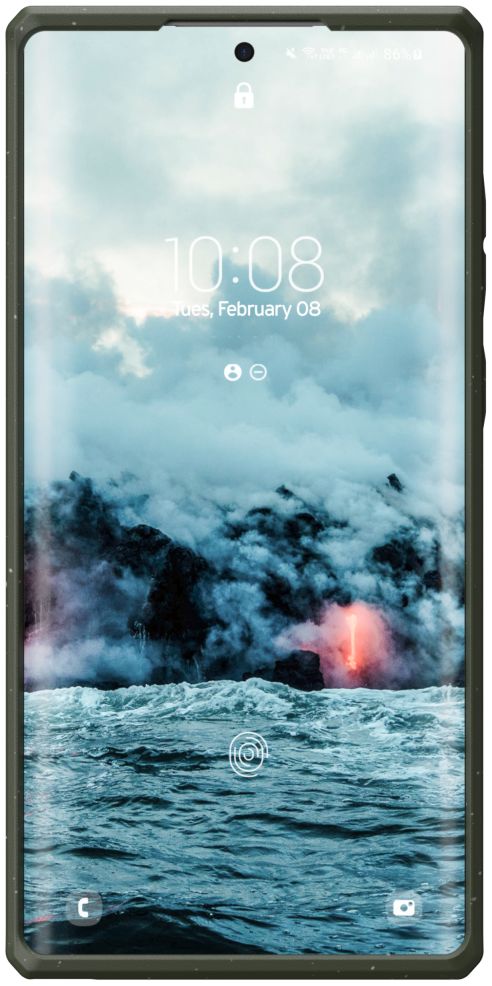 Urban Armor Gear Outback Bio Samsung Galaxy S22 Ultra Hoesje Olive afbeelding 3