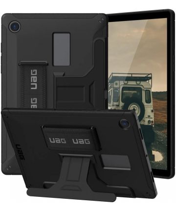 UAG Scout Samsung Galaxy Tab A8 Hoes Kickstand Back Cover Zwart Hoesjes
