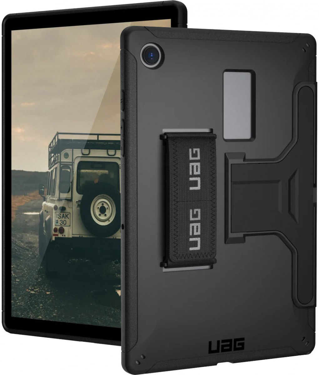 UAG Scout Samsung Galaxy Tab A8 Hoes Kickstand Back Cover Zwart afbeelding 2