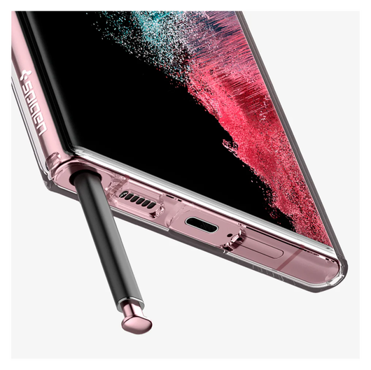 Spigen Liquid Crystal Samsung Galaxy S22 Ultra Hoesje Transparant afbeelding 8