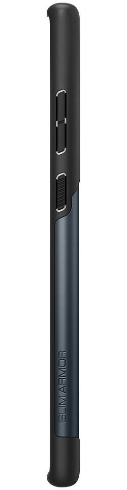 Spigen Slim Armor Samsung Galaxy S22 Ultra Hoesje Metal Slate afbeelding 6