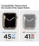 Spigen Thin Fit Apple Watch 7/8 45MM Hoesje Hard Plastic Bumper Rood