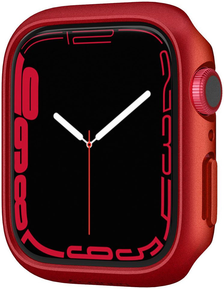 Spigen Thin Fit Apple Watch 7/8 45MM Hoesje Hard Plastic Bumper Rood afbeelding 14