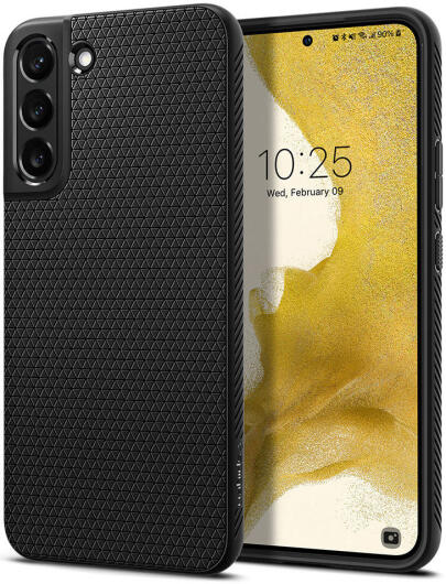 Spigen Liquid Air Samsung Galaxy S22 Plus Hoesje Back Cover Zwart afbeelding 1