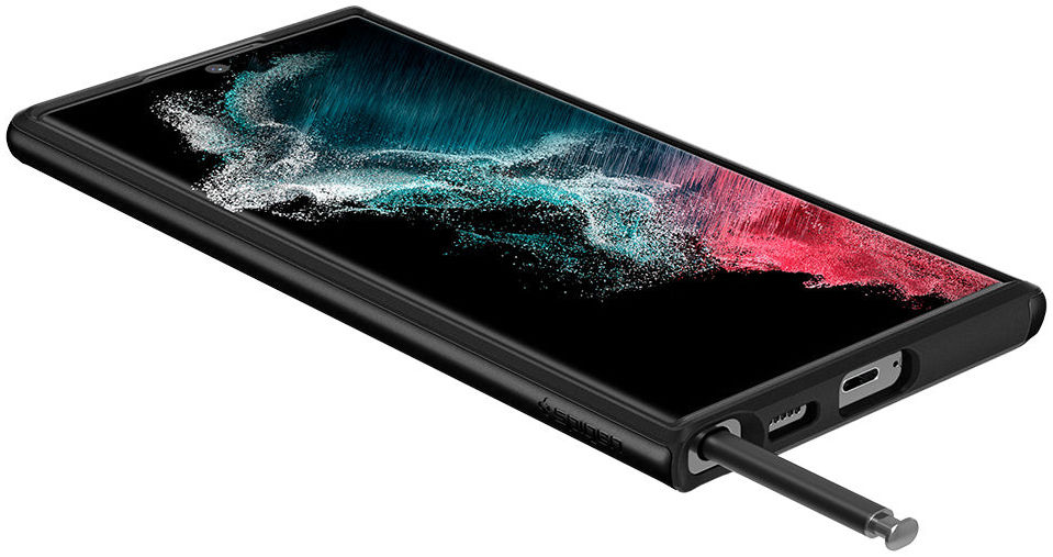 Spigen Neo Hybrid Samsung Galaxy S22 Ultra Hoesje Back Cover Zwart afbeelding 5