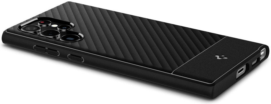 Spigen Core Armor Samsung Galaxy S22 Ultra Hoesje Back Cover Zwart afbeelding 6