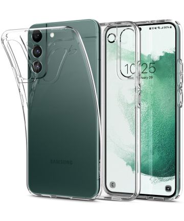 Spigen Liquid Crystal Samsung Galaxy S22 Plus Hoesje Transparant Hoesjes