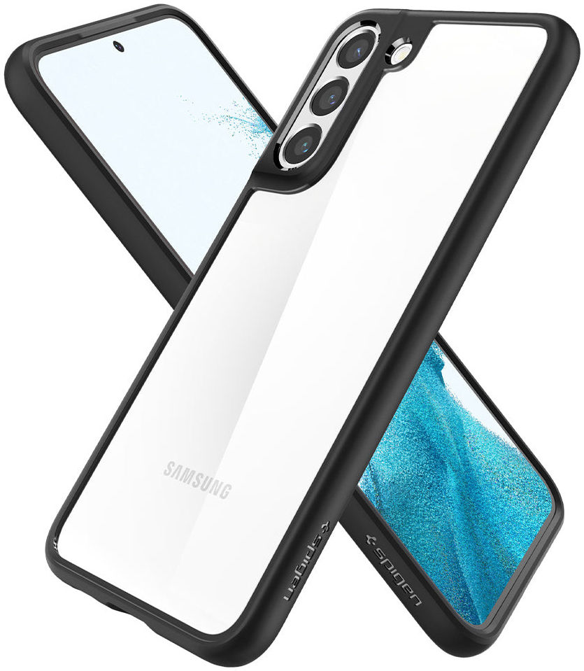 Spigen Ultra Hybrid Samsung Galaxy S22 Plus Hoesje Transparant Zwart afbeelding 2