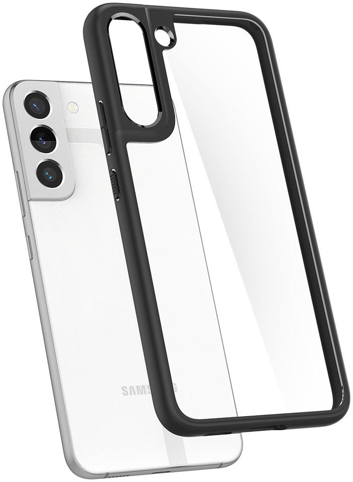 Spigen Ultra Hybrid Samsung Galaxy S22 Plus Hoesje Transparant Zwart afbeelding 3