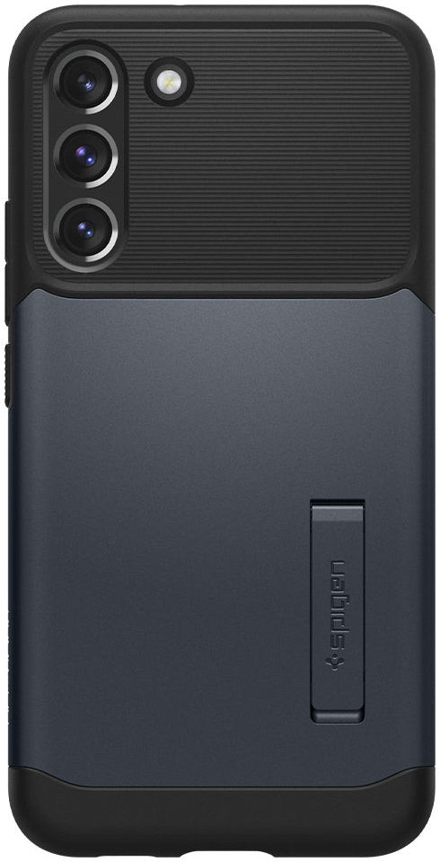 Spigen Slim Armor Samsung Galaxy S22 Plus Hoesje Metal Slate afbeelding 3