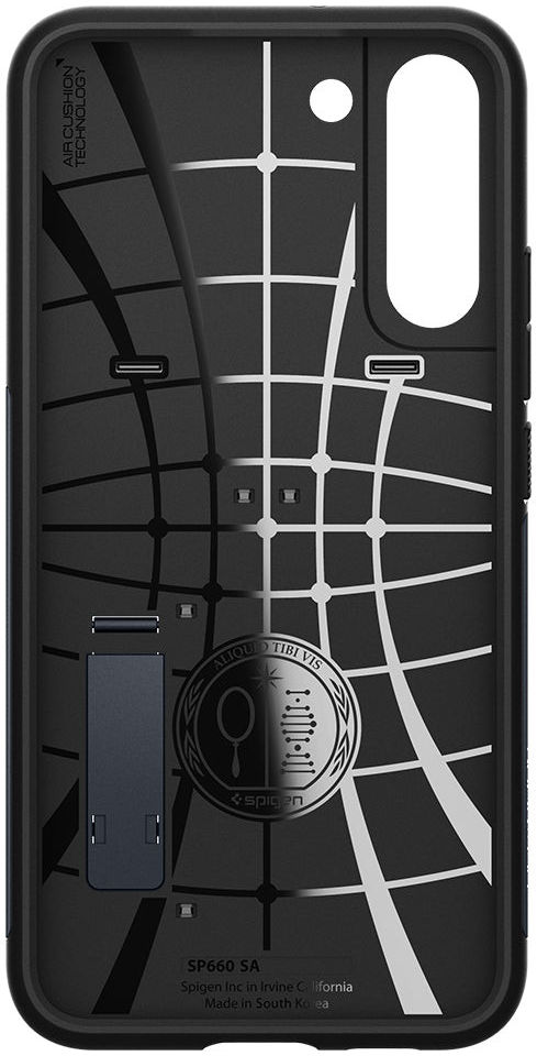 Spigen Slim Armor Samsung Galaxy S22 Plus Hoesje Metal Slate afbeelding 5