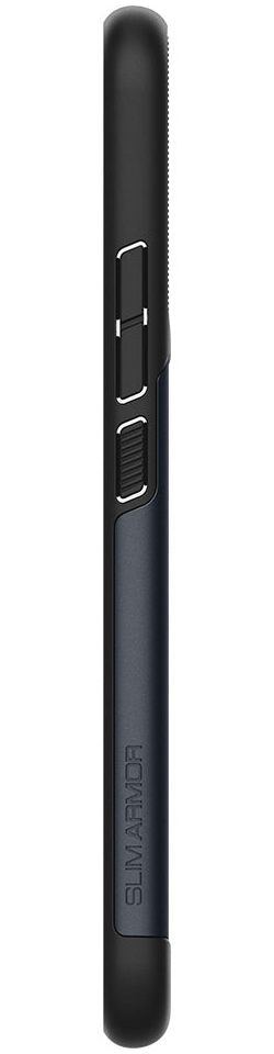 Spigen Slim Armor Samsung Galaxy S22 Plus Hoesje Metal Slate afbeelding 7