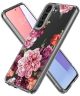 Spigen Cyrill Cecile Samsung Galaxy S22 Hoesje Roze Floral