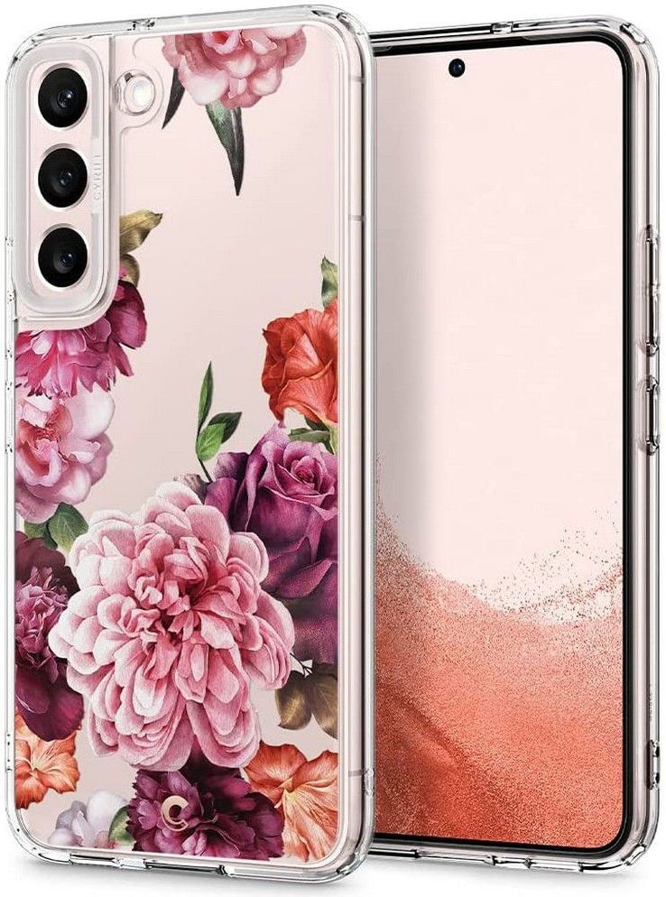 Spigen Cyrill Cecile Samsung Galaxy S22 Hoesje Roze Floral afbeelding 1