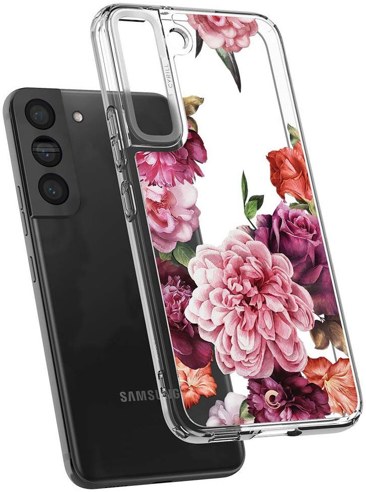 Spigen Cyrill Cecile Samsung Galaxy S22 Hoesje Roze Floral afbeelding 2