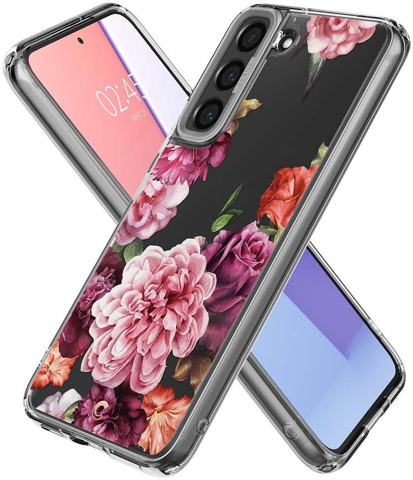 Spigen Cyrill Cecile Samsung Galaxy S22 Hoesje Roze Floral afbeelding 5