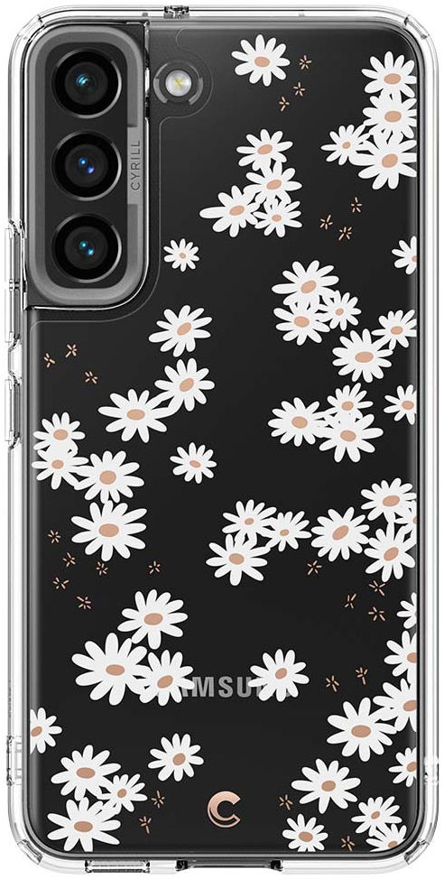 Spigen Cyrill Cecile Samsung Galaxy S22 Hoesje White Daisy afbeelding 3
