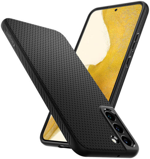 Spigen Liquid Air Samsung Galaxy S22 Hoesje Back Cover Zwart afbeelding 2