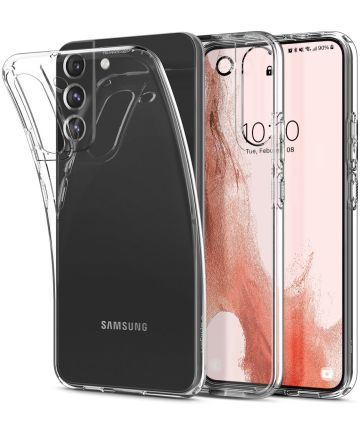 Spigen Crystal Flex Samsung Galaxy S22 Hoesje Transparant Hoesjes