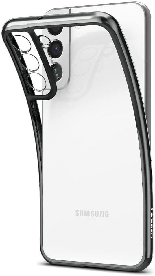 Spigen Optik Crystal Samsung Galaxy S22 Plus Hoesje Transparant Grijs afbeelding 2